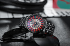 Automatic Mechanical Roulette Watch with Luminous Display